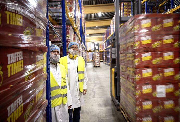 Sju mobila robotar ökar säkerheten i Orklas lager