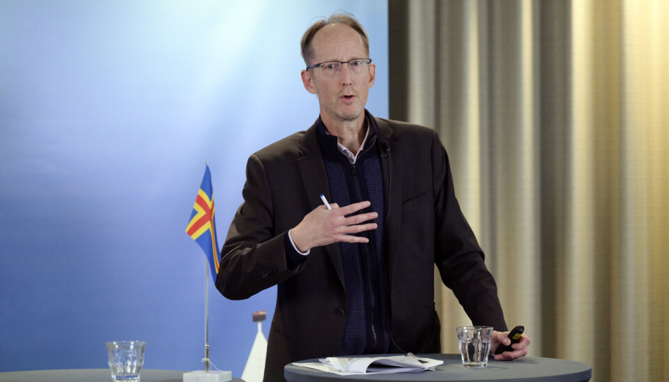 ”Det ligger en stress i att det bara finns ett gymnasium på Åland”, säger projektledare Maarten Sengers.