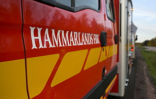 Två till sjukhus efter stugbrand