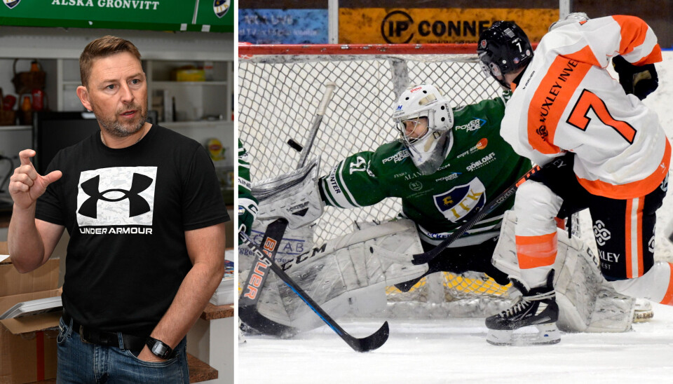 Fotbollslagets sportchef Jimmy Wargh tar regelbundet emot erbjudanden om hockeyspelare, senast förra veckan då man erbjöds en målvakt.