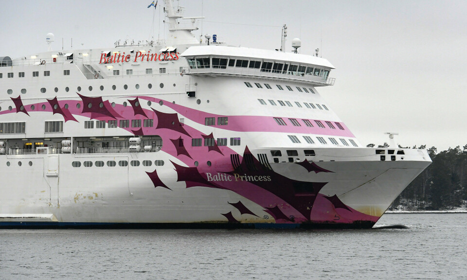 Mariehamns hamn tappar 300.000 euro när Baltic Princess väljer Långnäs