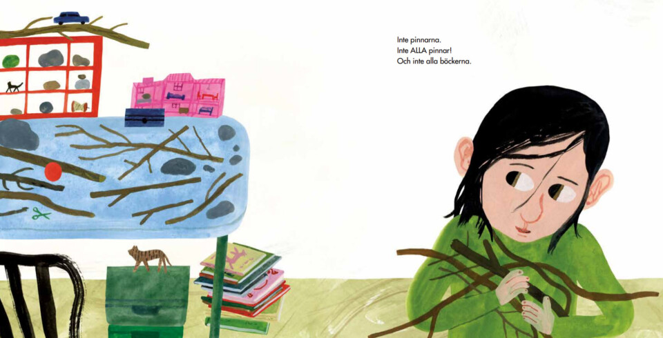 Åsa Lind har skrivit texten till Hanna Klinthages illustrationer i ”Packa väskan”.