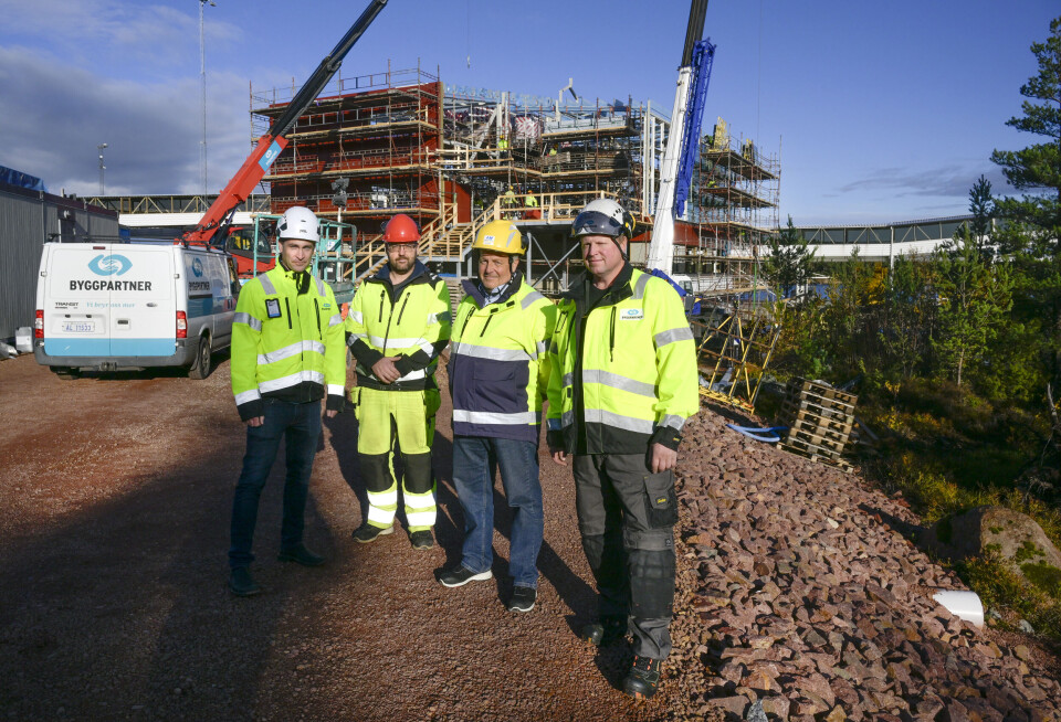 Mikael Fagerlund, Johan Mansnerus, Ronny Eriksson och Ralf Gustafsson.