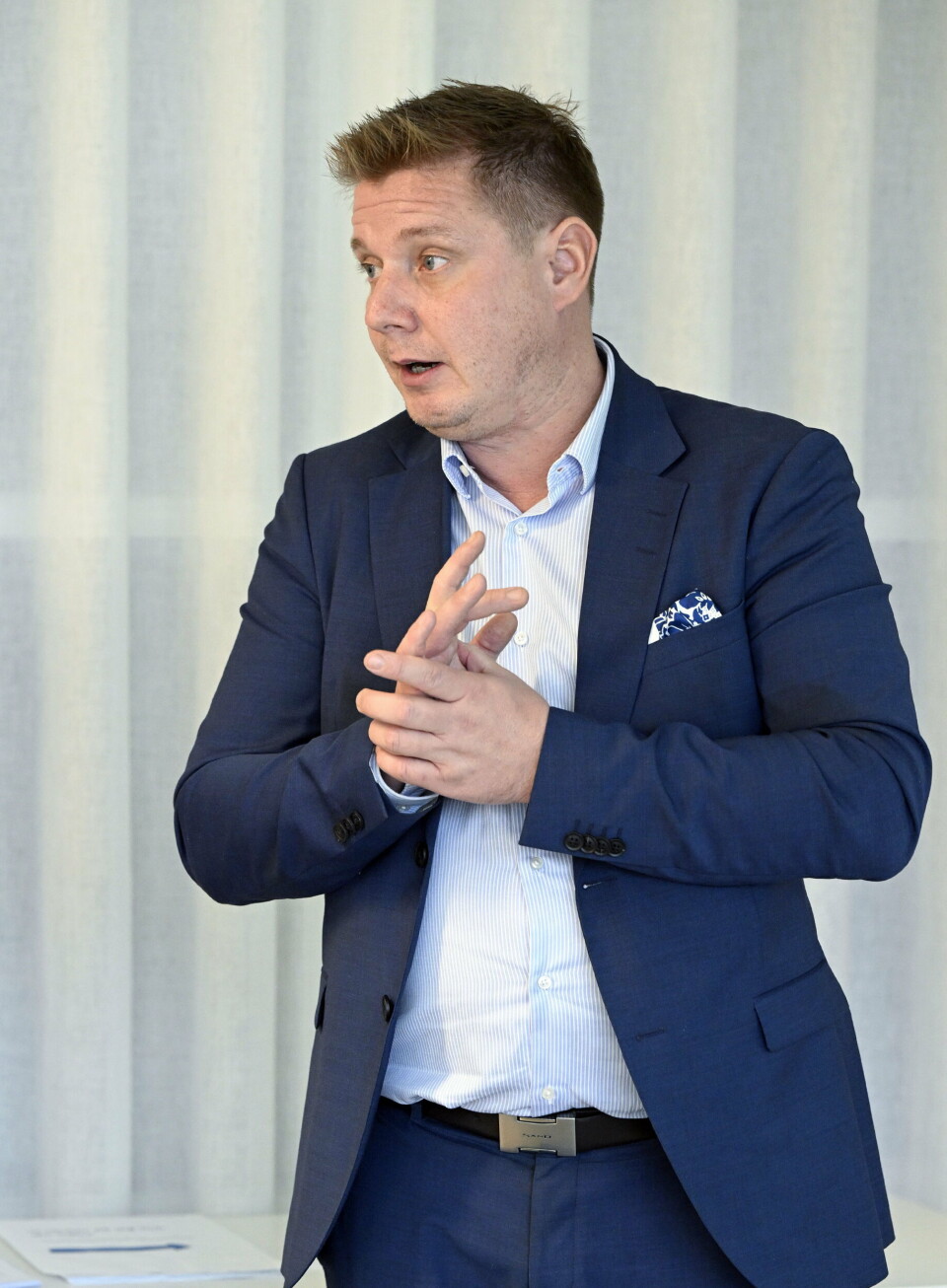 Finnlines vd Thomas Doepel säger att kryssningsresenärernas landfaciliteter nu blir betydligt bättre.