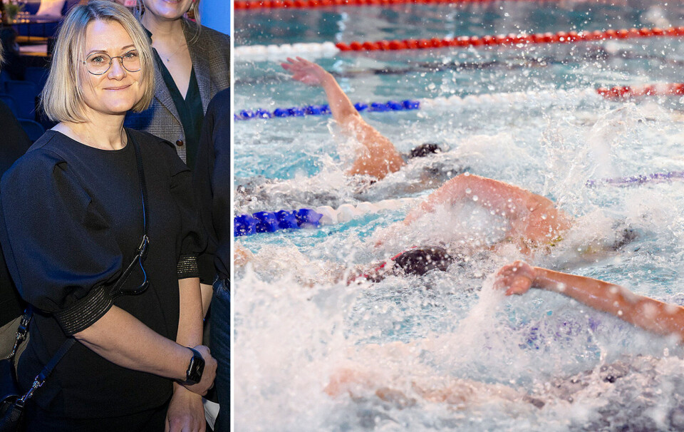 Charlotta Sandell är tillbaka i styrelsen för Ålands simförening, denna gång som ordförande.