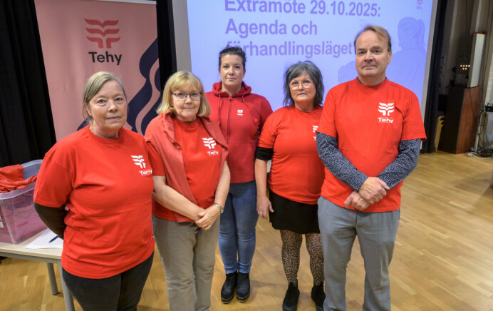Locket på från Tehy om medlemsmötet