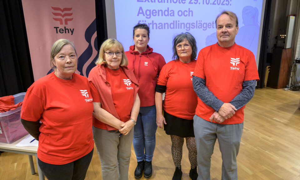 Locket på från Tehy om medlemsmötet