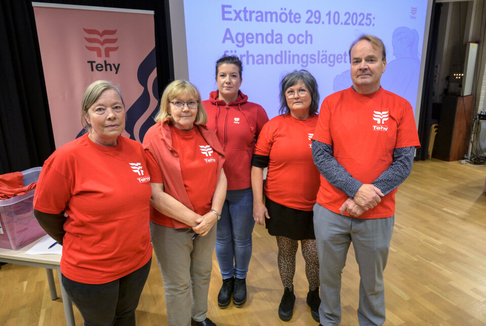 Locket på från Tehy om medlemsmötet