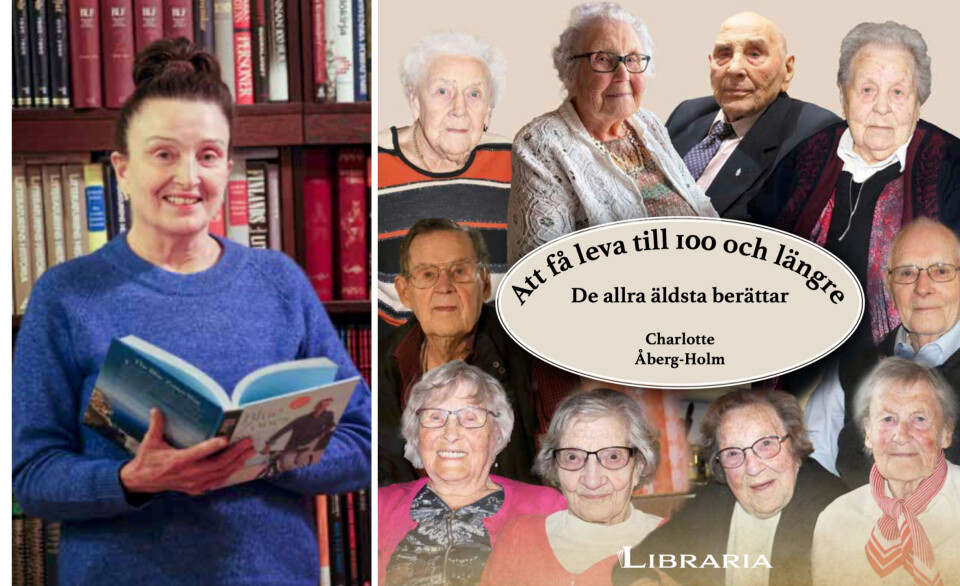 Författaren Charlotte Åberg-Holm är specialsjukskötare och magister i gerontologi. I sin nya bok diskuterar hon åldrandets hemligheter, med hjälp av bland annat tre ålänningar som passerat 100 år.