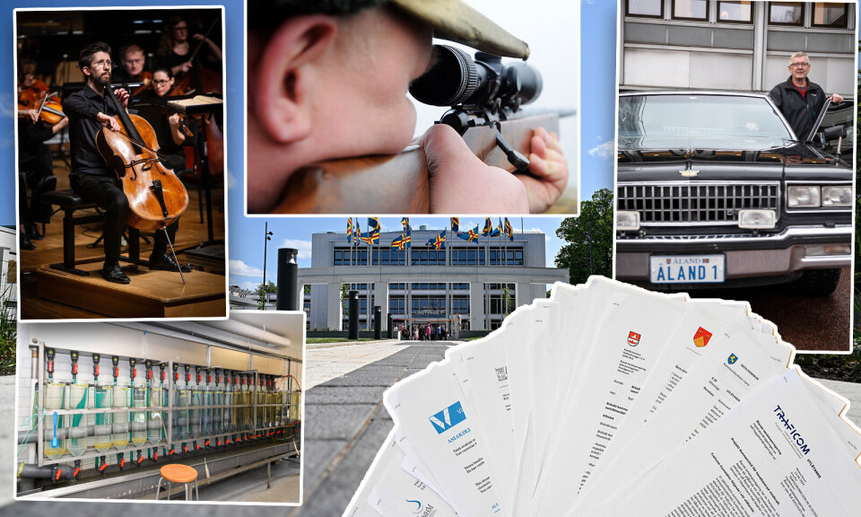 Sunnanvind, nytt sjukhus och Åland 1-försäljning