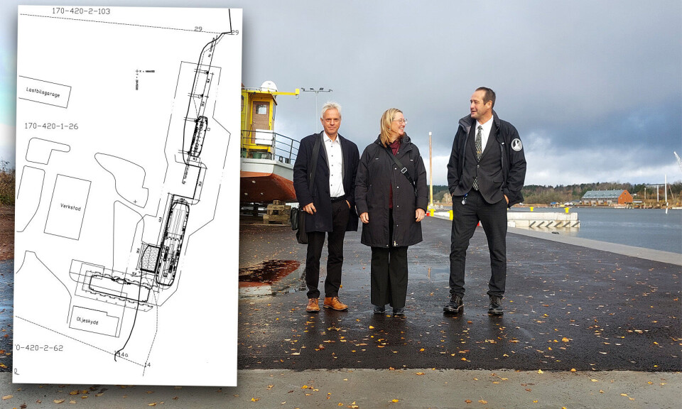 Verkstadsområdet i Möckelö kan bli plats för nytt varv