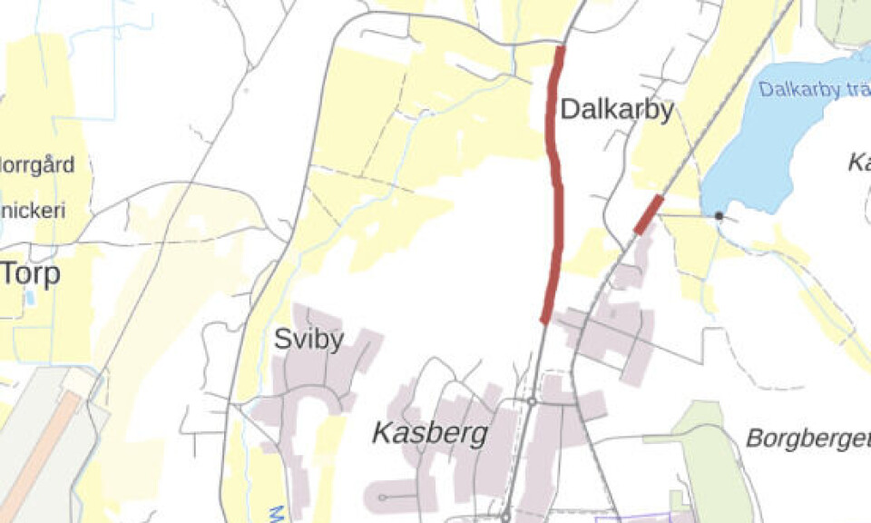 Trafikregleringar på Nya Godbyvägen och Godbyvägen