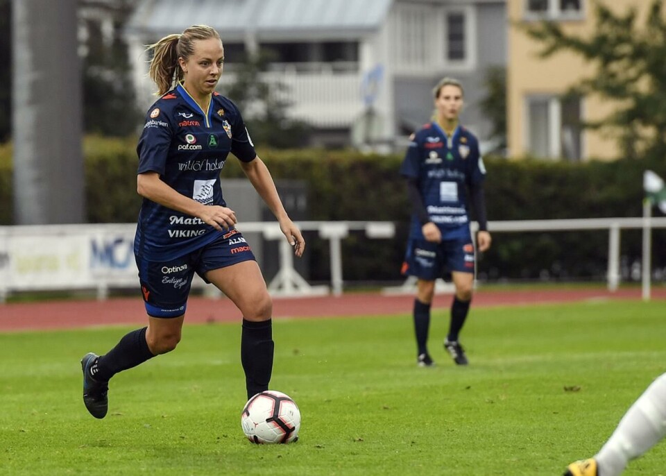 Erin Yenney – målskytt mot TiPS. Foto: Daniel Eriksson