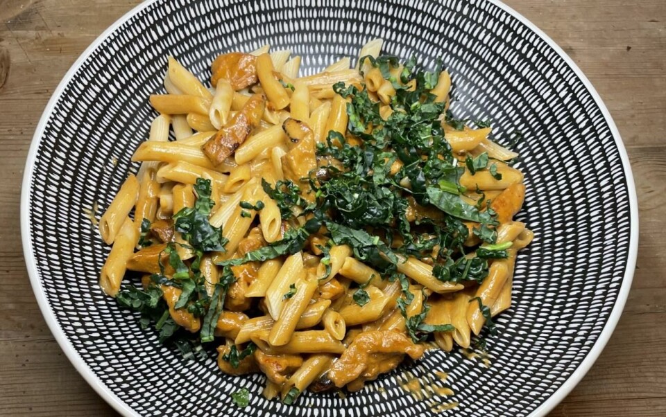 Festligt med enkel fläskfilépasta