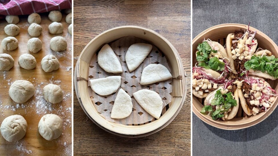 Ångade bao buns med läckra fyllningar