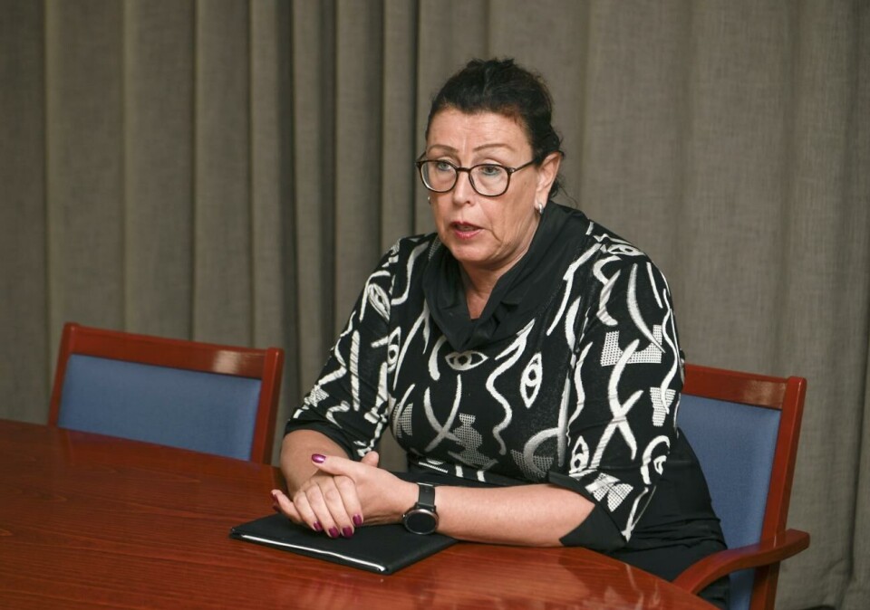 Lantrådet Veronica Thörnroos vill diskutera skärgårdstrafikens framtid med de stora partierna. 120922 , 12092022 , 20220912 , Lantråd Veronica Thörnroos (C) , Centern