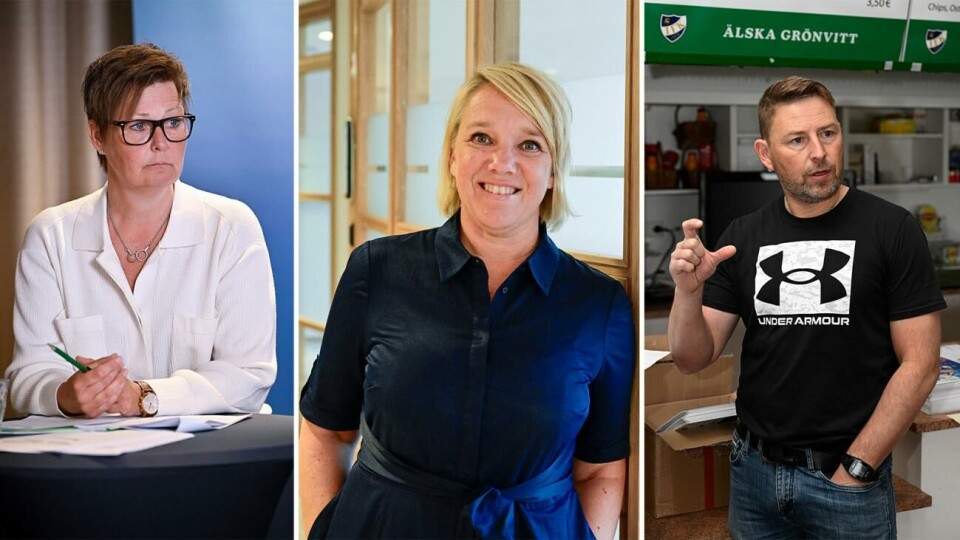 Annika Hambrudd, Carola Nilsson och Jimmy Wargh.