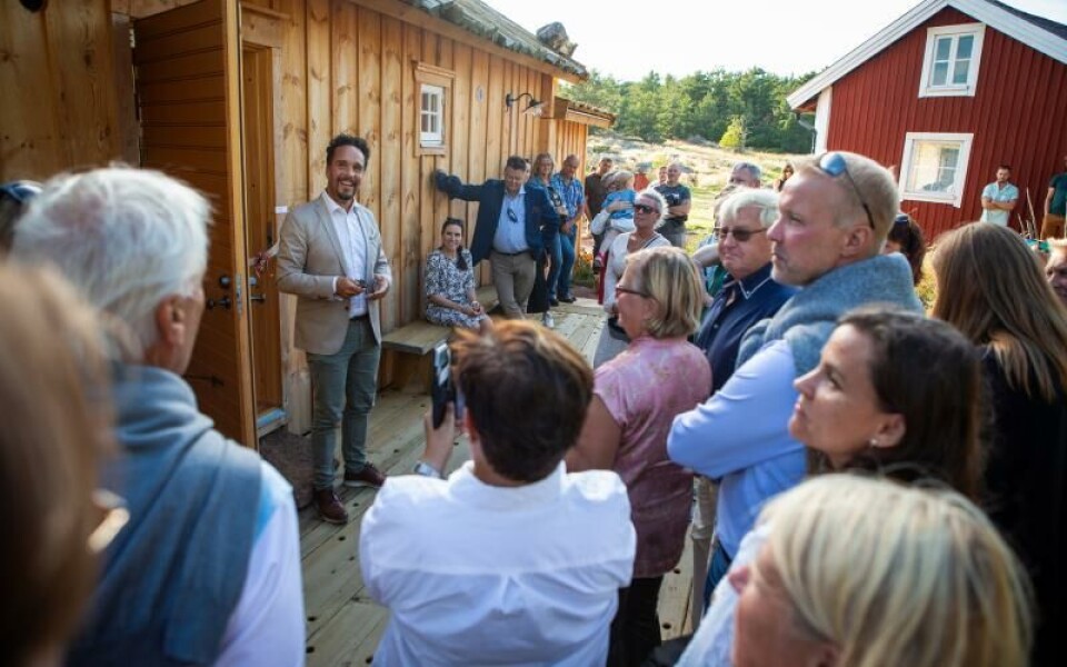 Silverskr, nytt hotell, minister, tal, invigning, Cajsa BorgstrmFoto: CajsaSofie Borgstrom