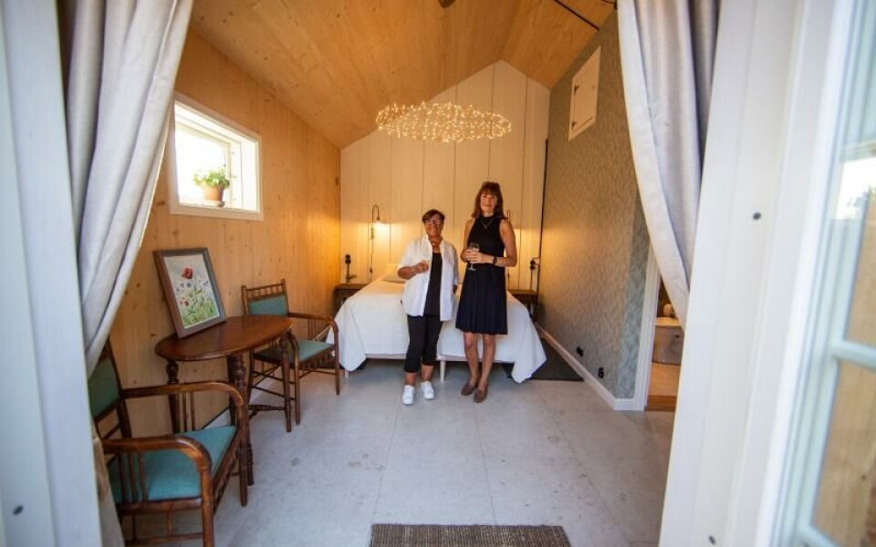 Silverskr, nytt hotell,, Kickan och Johanna, invigning, Cajsa BorgstrmFoto: CajsaSofie Borgstrom