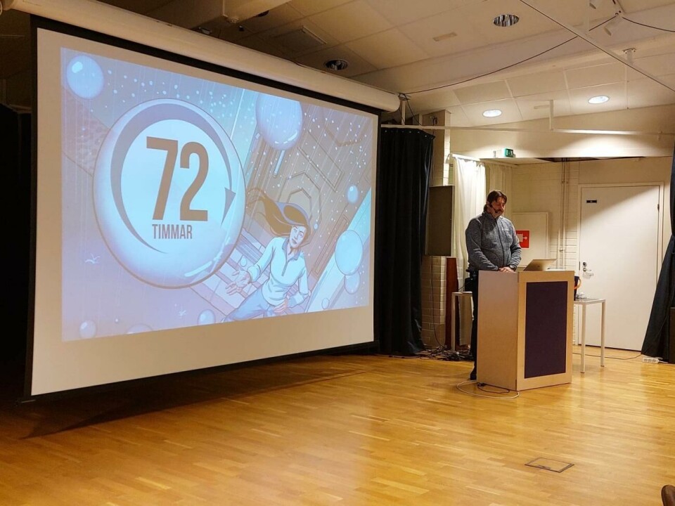 Tom Lindell, expert vid Räddningsbranschens centralorganisation i Finland (SPEK), föreläste på Åland i helgen.