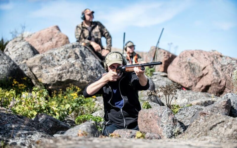Tomas Randström har jagat mycket tidigare, men inte skarv.Foto: Amir Karbalaei