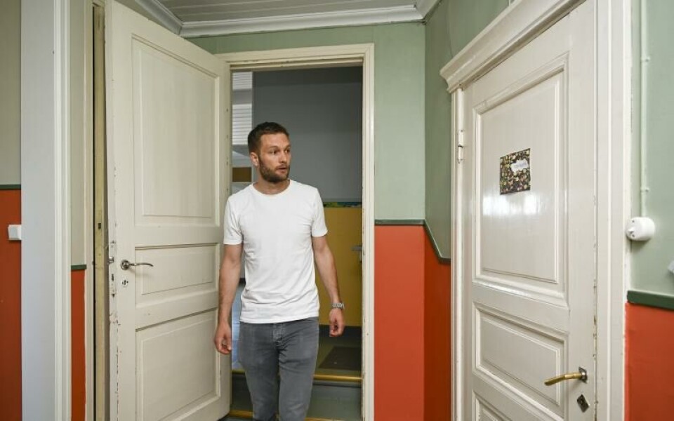 Många av de gamla innerdörrarna är fortfarande i bra skick.Foto: Robert Jansson