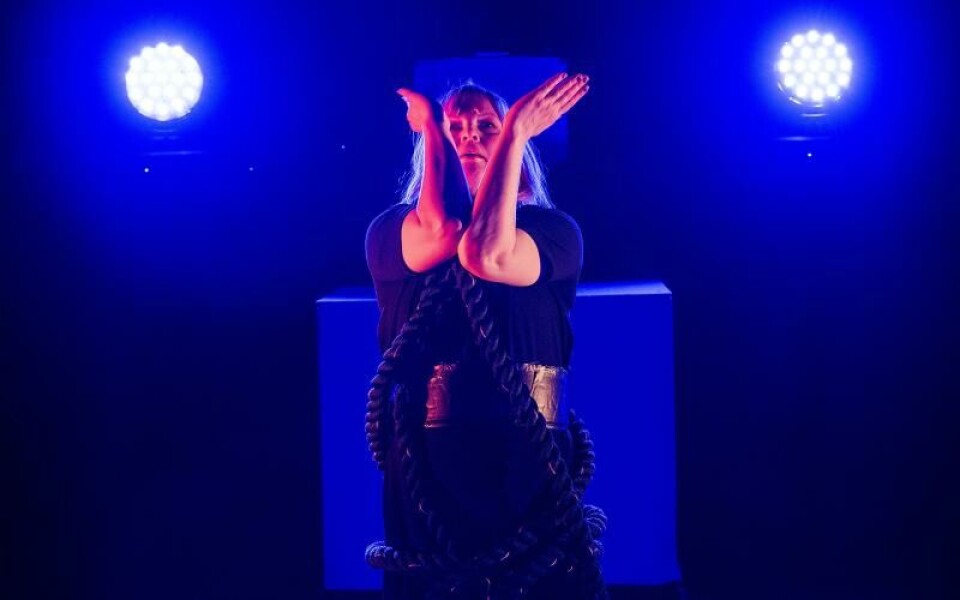 Hanna Kivioja rör sig uttrycksfullt.Foto: DANIEL ERIKSSON