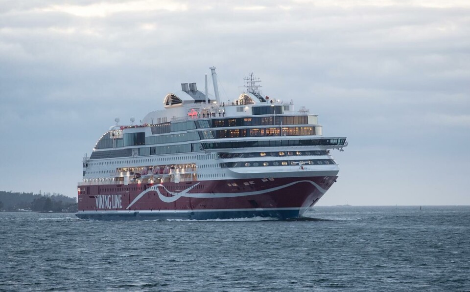 Legionella ombord på Viking Glory Sjöfart, Viking Line, Viking Glory kommer till Mariehamn första gången *** Local Caption *** @Normal: