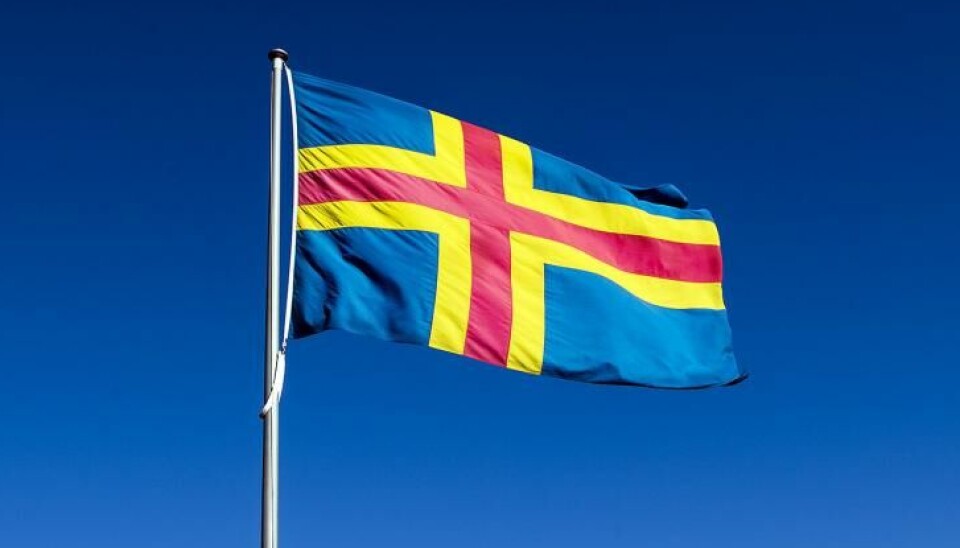Ålands flagga.