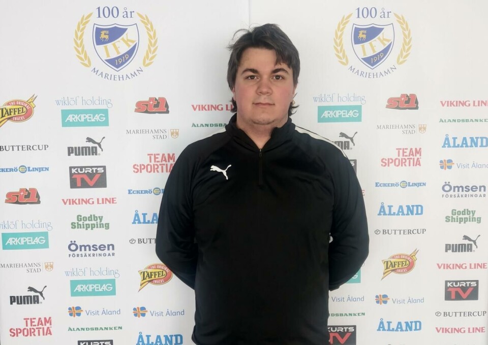 Hugo Holmberg är ny lagledare i IFK. Foto: IFK Mariehamn