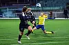 Fotboll, Åland united - HJK T18, Finska cuoen *** Local Caption *** @Bildtext:Monica Hagström stod för ett av karriärens snyggaste mål, då hon först kroppsfintade sin motståndare och sedan avslutade från distans  ribba in.@Normal:Foto: Daniel Eriksson