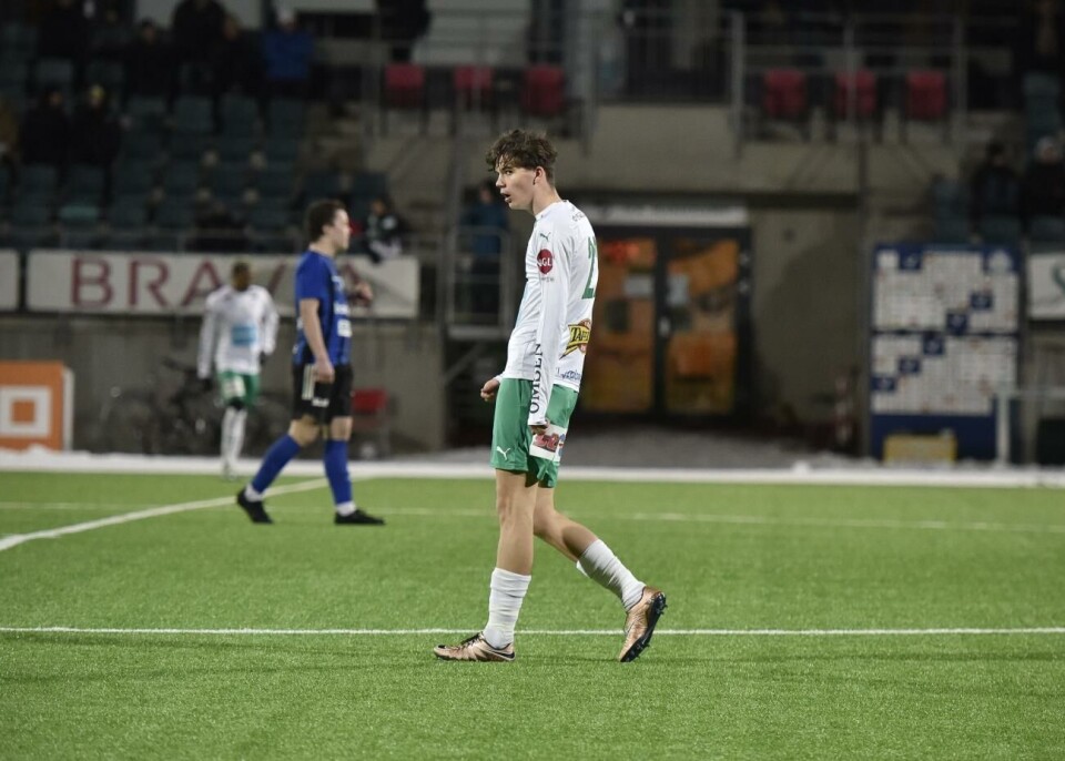 Arvid Lundberg har varit på nytt test, denna gång i danska FC Midtjylland. Arvid Lundberg, fotboll, IFK Mariehamn, testmatch