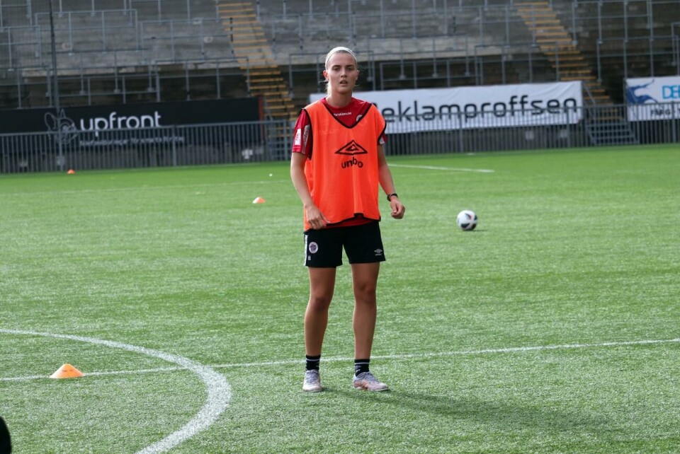 Det blev bara en säsong för Olivia Mattsson i KIF Örebro. Nu tar hon ny fart i Elitettan och nykomlingen Växjö DFF. Foto: John Eriksson