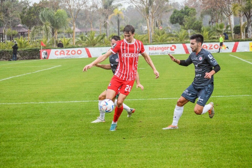 Oscar Wiklöf har gjort säsongens första mål för Freiburg II.