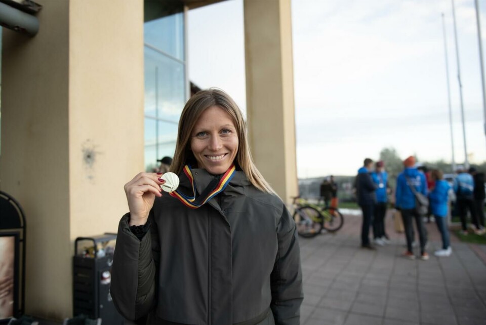 Maratonlöparen Johanna Bäcklund sprang in som sexa i spanska San Sebastián. Här ser vi henne efter segern på halvmaran i Åland marathon för några veckor sedan. Åland Marathon *** Local Caption *** @Bildtext:Landslagslöparen Johanna Bäcklund var på Åland över helgen och passade då på att slå nytt banrekord över distansen 21,1 kilometer.@Normal:Foto: Hülya Tokur-Ehres