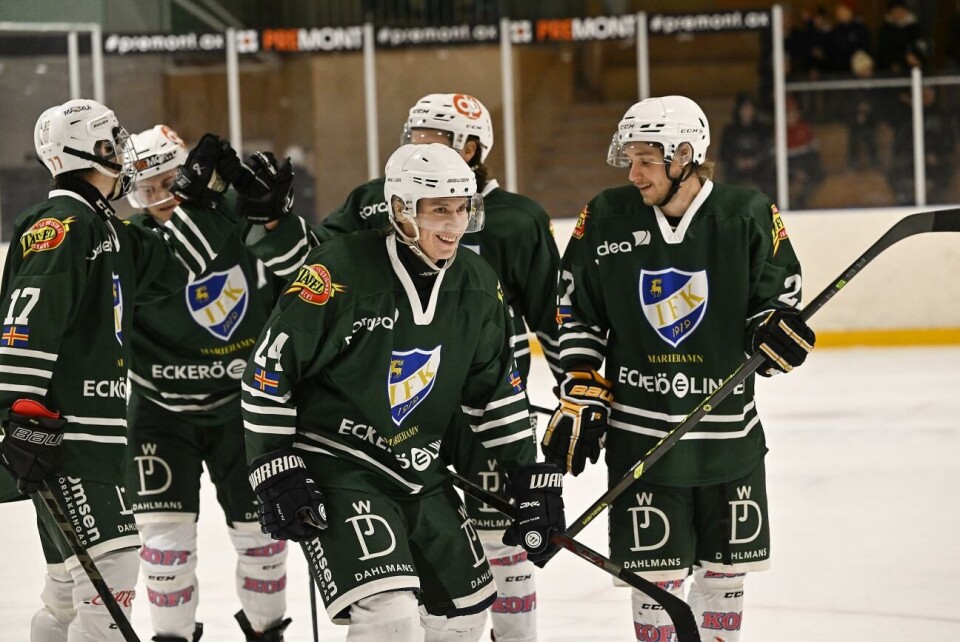 IFK hockey ångar på mot division 3. Ishockey, hockey, IFK Mariehamn