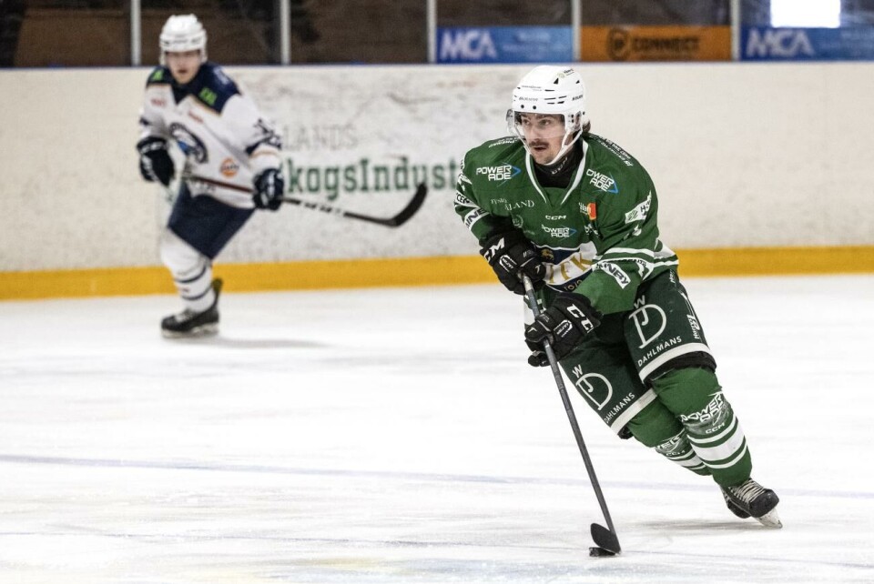 Alexander Grundström nätade två gånger. Gnesta – IFK Mariehamn, Alexander Grundström