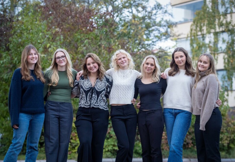 Årets luciagrupp består av Astrid Duns, Vera Hallbäck, Alva Johansson, Hilda Clemes, Aina Andersson, Olivia Polviander och Emmy Perokorpi.