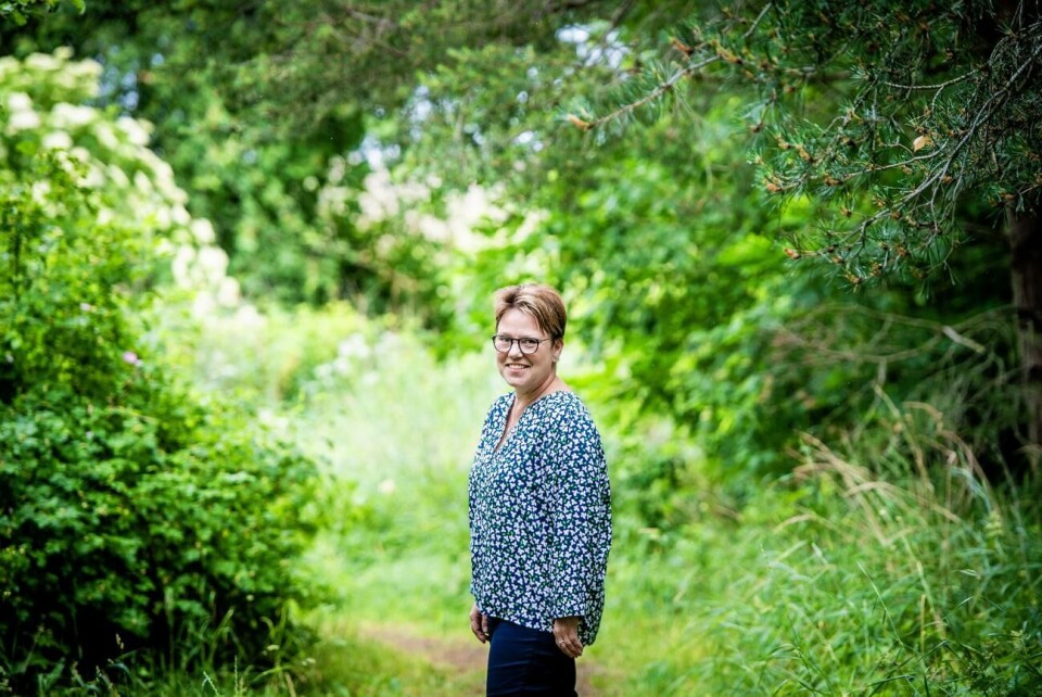 Mikaela Asplund känner sig som hemma på Åland efter att ha bott här i snart åtta år. Nu har även hennes mamma flyttat hit. Mikaela Asplund.