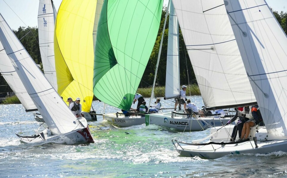 Årets Mariehamnsregatta bjöd på tajt segling i gynnsamma vindar.