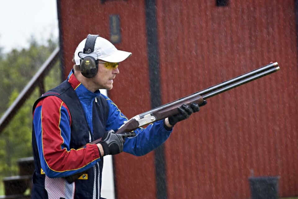 Marcus Påvals levererade riktigt fint skytte i Sweden Grand Prix i Karlstad den gångna helgen. Totalt blev han sjua bland 66 deltagande skyttar, på nytt personbästa. Foto: Jacob Saurén