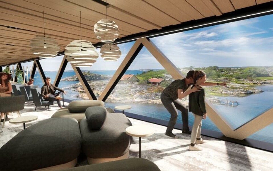 Njut av skärgården tillsammans med Finnlines Utsikt från fartyg genom stora panoramafönster