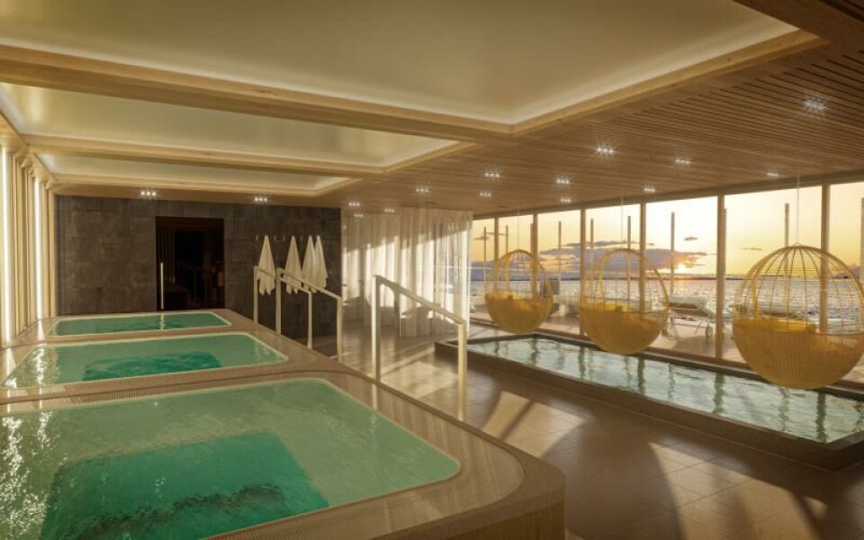 Njut av skärgården tillsammans med Finnlines Bild på fartygets spa-avdelning