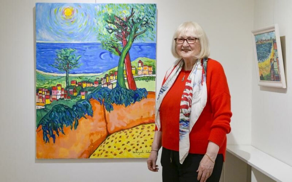 Birgitta Starcks mamma var ålänning, och hon själv är sommarålänning. Resten av året bor hon i Frankrike. Foto: Robert Jansson