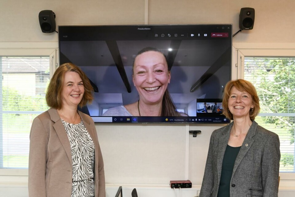 Elisabeth Karlsson, Petronella Wester och Kerstin Olsson.