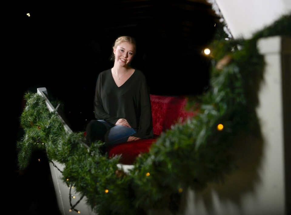 Felicia ser fram emot årets luciaäventyr