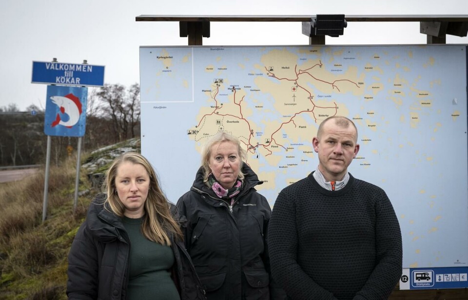 Natalie Björk, Madelene Ahlgren-Fagerström och Johannes Jansson är tre av de drivande krafterna bakom Kökars trafikengagemang.