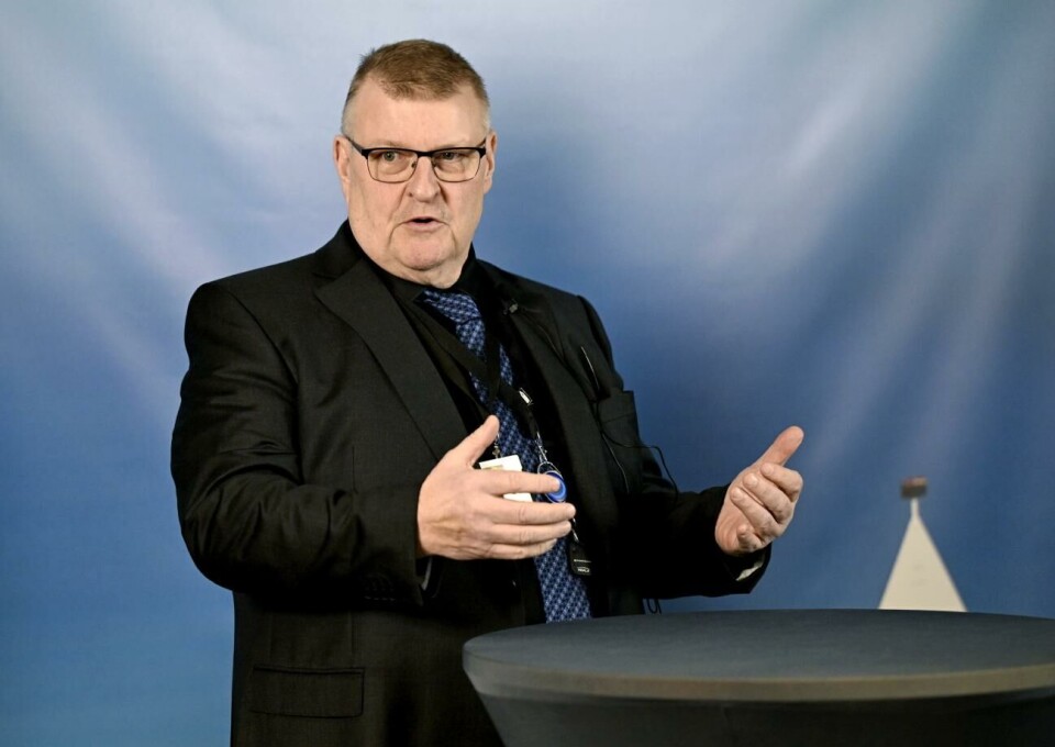 Finansminister Mats Perämaa (Lib)