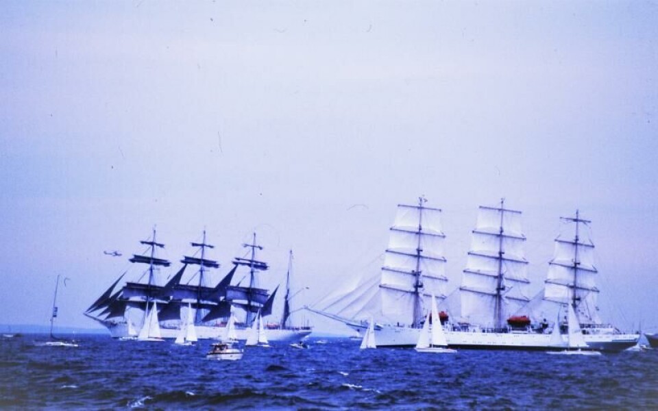 Torsten Wikstrand med sitt trivsamma verk som skrapade ihop tre röster.Foto: