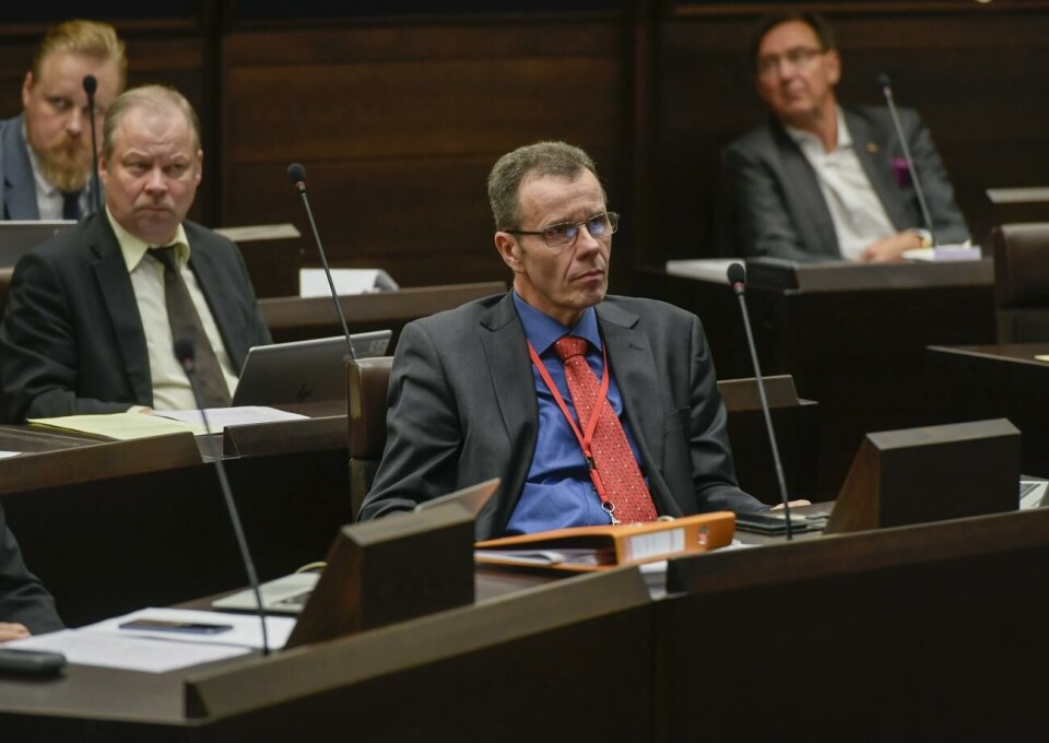 Ålands framtids Anders Eriksson vill stöda ensamförsörjarna genom att höja tillägget. 131119 , 13112019 , 20191113 , Nya lagtinget , lagting , plenum , budgetdebatt , budget , Anders Eriksson (ÅF)